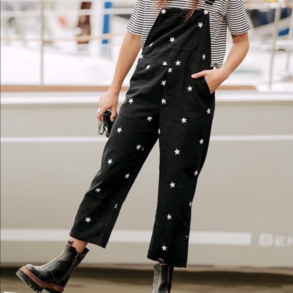Storia Embroidered Star Overalls